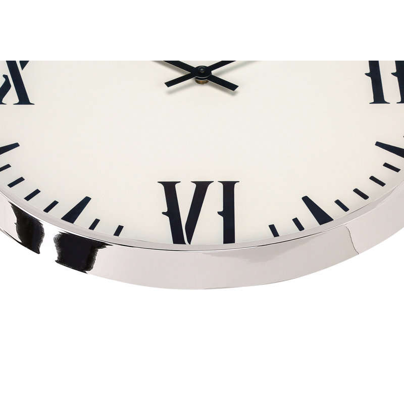 Clocks, 20" Round, Wall Clock, Black, White, Modern