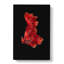Red Siamese Fighting Fish - Wrapped Canvas-55341180