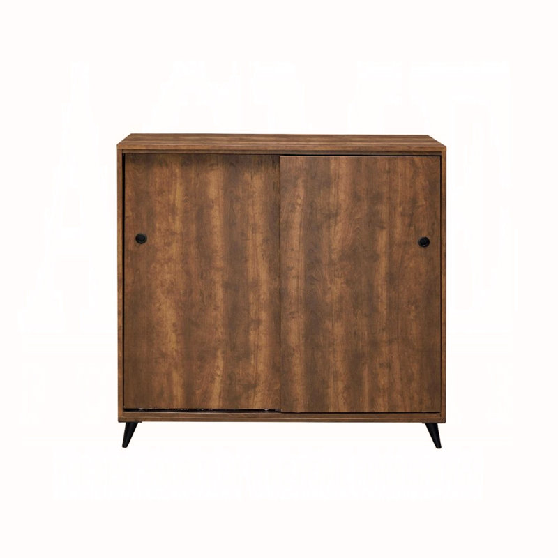 Armoire à chaussures en chêne avec 2 portes coulissantes