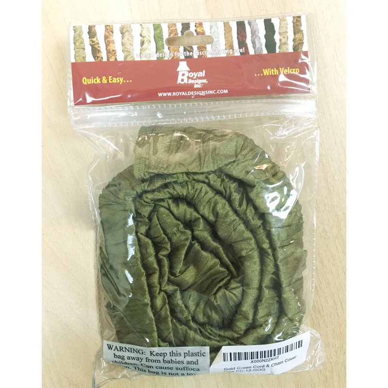 Housse pour cordon Royal Designs, Vert doré