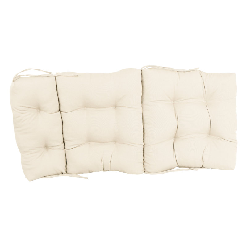 Coussin de siège / dossier en sergé pour l'intérieur, Naturel, l 20 po x P 42 po