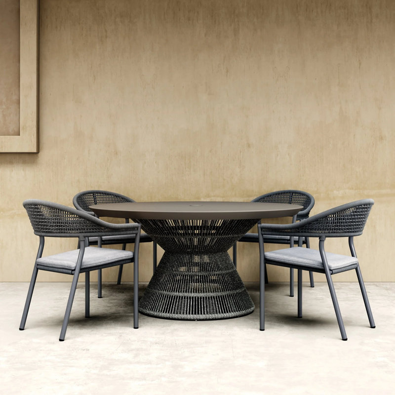 Captiva Dining Table Bronze, Bronze, Brown