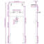  Bathroom Wall Support Manual Blue Steel with power coating Accessory