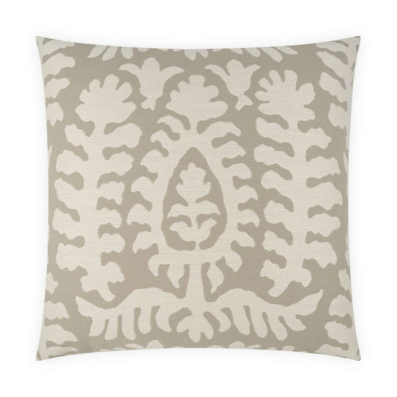 Googla Damask Outdoor Throw Pillow