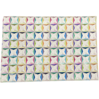 Truiq Happy Microfiber Rectangle Washable Rug