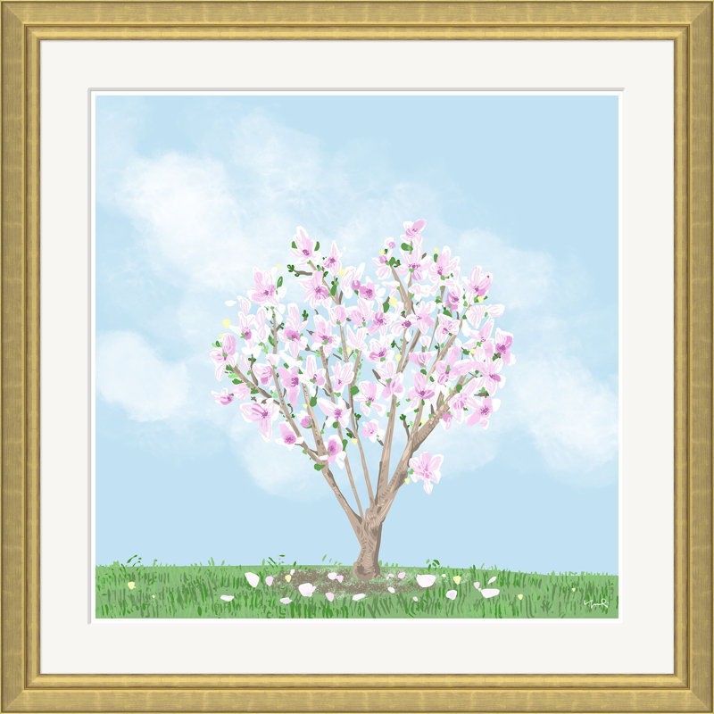 Spring Magnolia Painting by Yuki Osada