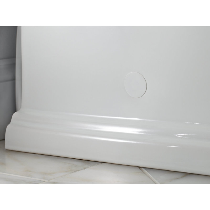 Tresham™ 1.28 GPF Water Efficient Elongated One-Piece toilet (Seat Included), White
