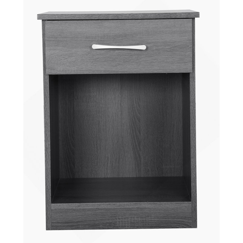 Fonctionnelle et élégante, la table de chevet RTA est idéale pour les petits espaces, offrant un assemblage facile et un rangement efficace pour les articles essentiels de chevet.