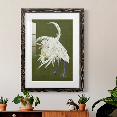 " Heron Plumage II " Painting Print