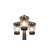 Adriella Anthracite Solar Powered Metal Pathway Light
