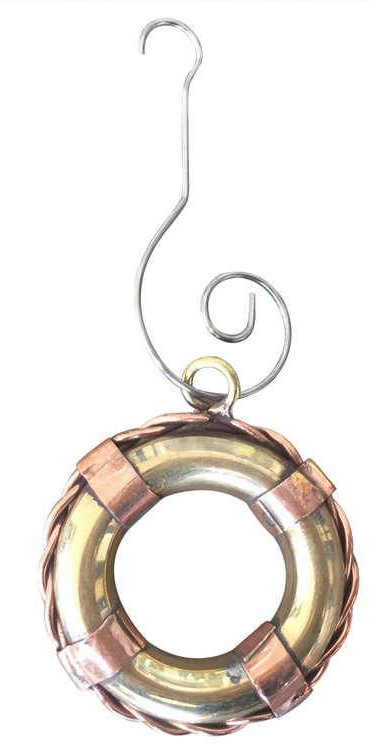 5'' Handmade Metal Holiday Shaped Ornament