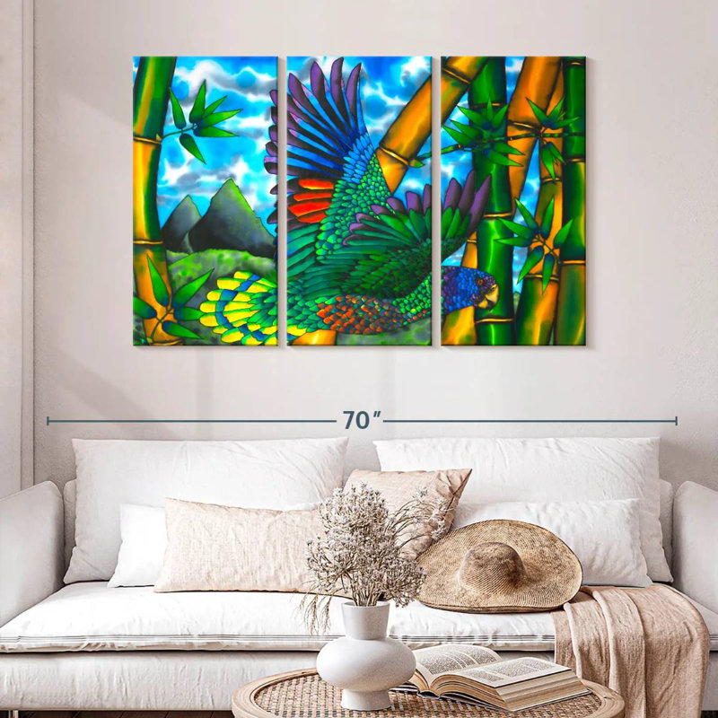 Brampt Untamed Saint Lucia, 32" H x 50" W