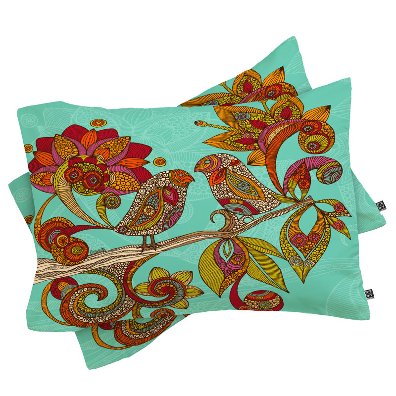 Hello Birds Pillowcase, King