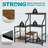 Printer Stand With Storage Shelf, 3-Tier Office Cart For Printer, Scanner, Fax, Books And Files, Space-Saving Home Office Organization Furniture, Sturdy Metal Frame