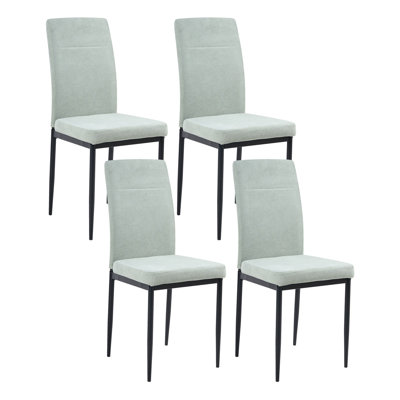 50cm H Fabric Upholstered Upholstered Back Side Chair