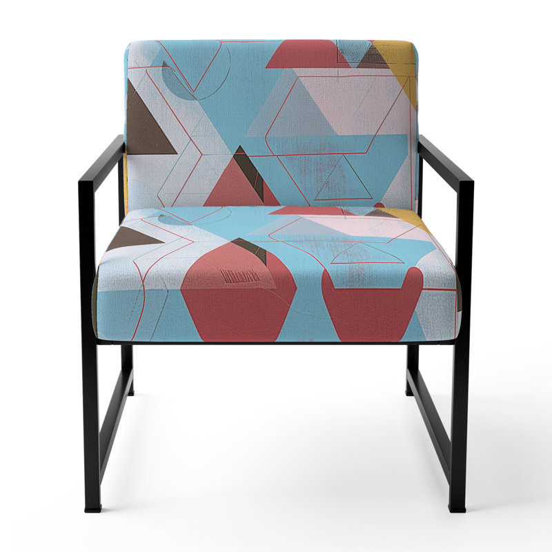 Fauteuil d'appoint rembourré Depp, Noir
