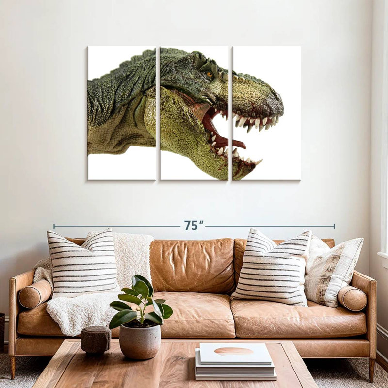 T-Rex Roar, 36" H x 57" W