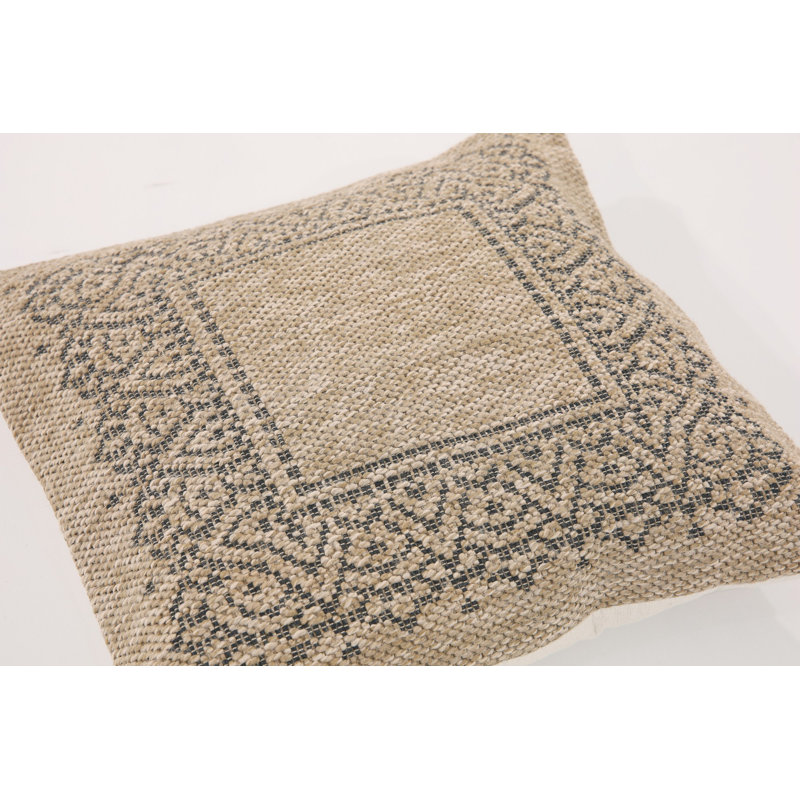 Housse de coussin, Floral beige
