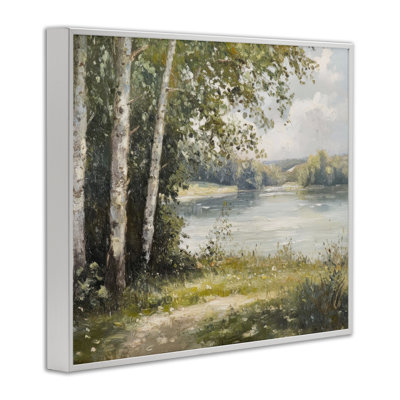 «Place To Relax Lake View», estampe numérique par Petal Prints Design