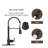 Akicon Pull Down Kitchen Faucet-70944504
