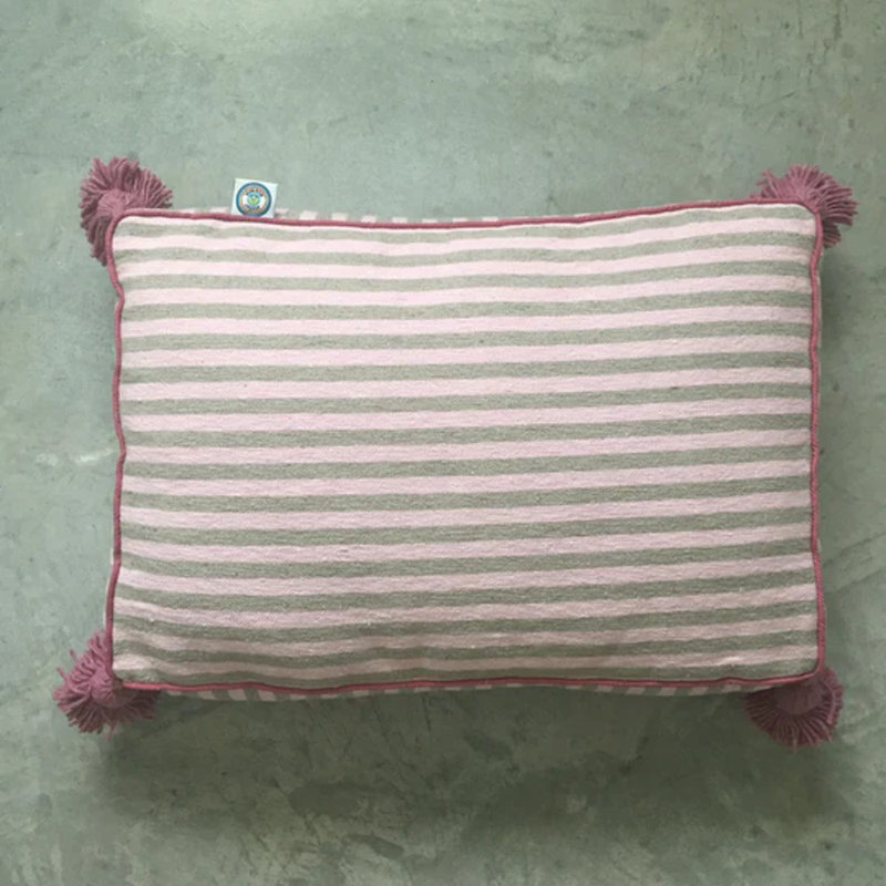 Lit pour animaux en coton Crin, Rosé / taupe / baie