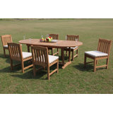 Delmonte Outdoor 11 - Piece Teak Dining Set