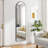 Full Length Aluminum Frame Arched Mirror-598795114