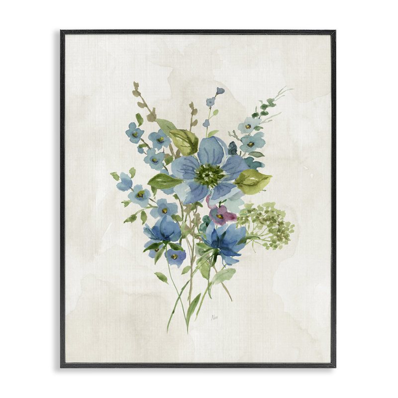  Ensemble d'herbes giclées encadrées par Nan, H 14 po x l 11 po, Giclée encadrée noir minuit