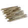 Tessera Random Sized Natural Stone/Glass Linear Mosaic Wall Tile