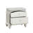 Gemma 2-Drawer Nightstand in Platinum