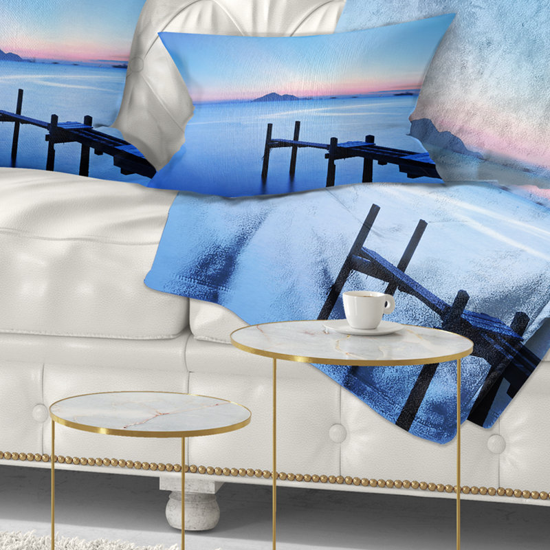 Coussin en bois Seascape