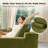 Cloudelle Oversized Plush Corduroy Compression Packed Chaise Lounge Chair -110923763