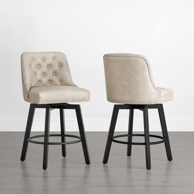 Arjean Swivel Upholstered Counter Stool