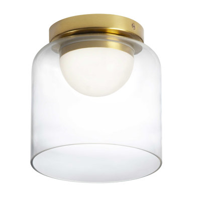 Plafonnier encastré en verre Kratman