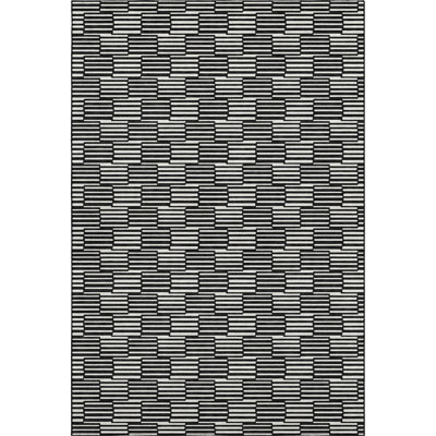 Premium Machine Washable Prisco Black Rug