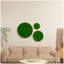 Décoration murale ronde en mousse encadrée, seulement le médium 18,1 * 18,1 * 2 po