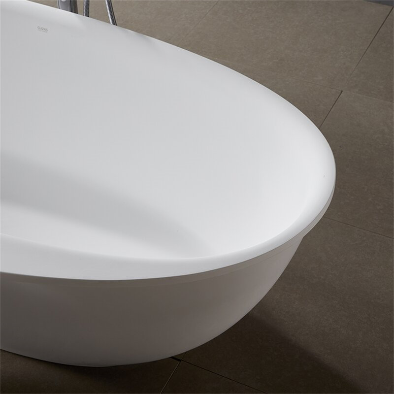 67'' x 34'' Soaking Solid Surface Bathtub