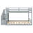 Twin Over Twin Floor Bunk Bed-1709408811