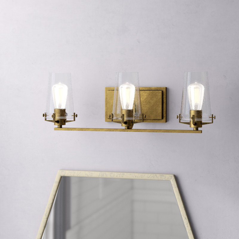 Akali 3 - Light Vanity Light, Natural Brass