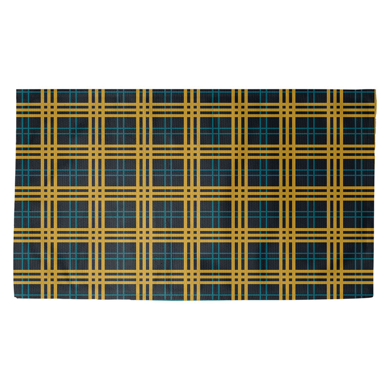 Plaid Indoor Rug, Rectangle 5' x 7'