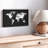 " Black And White Map Wall Art "-1131828780