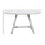 Agno 56" Pine Solid Wood Trestle Dining Table