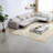Multifunctional Sectionals Sofa, Polyester Beige, Modern Design For Home
