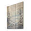 «White Winter Landscape Collage II», impression de paysage d'hiver sur bois-102949545