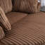 Fauteuil demi-tonneau surdimensionné avec housse-108658057