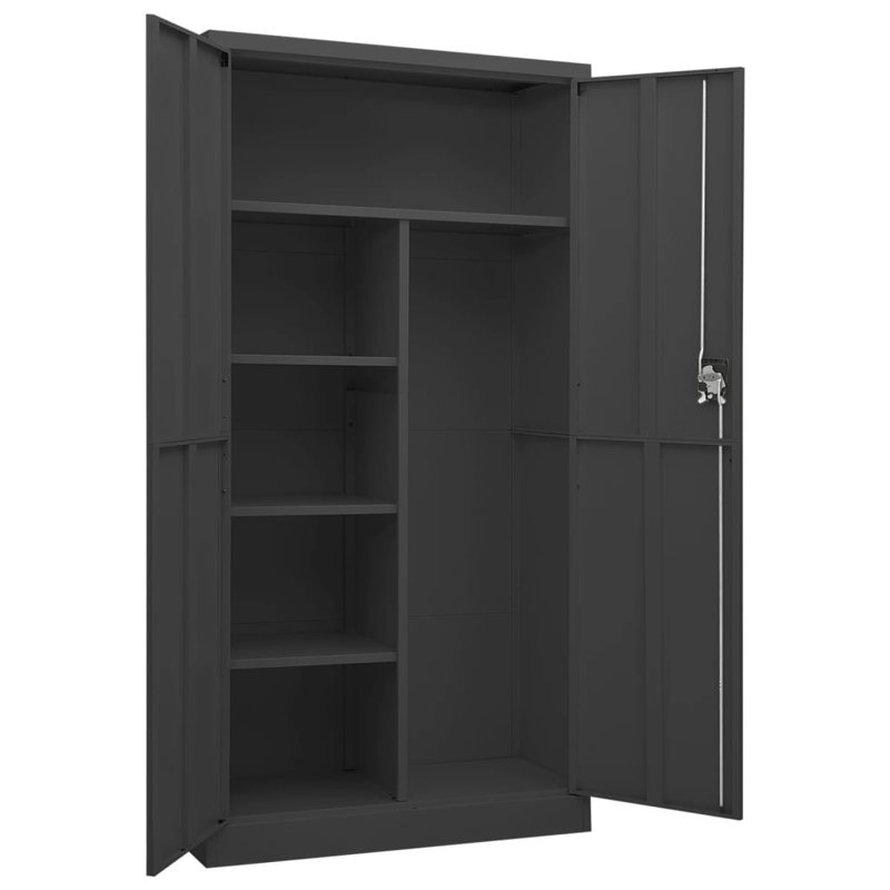 Rangement industriel en acier anthracite Locker Cabinet