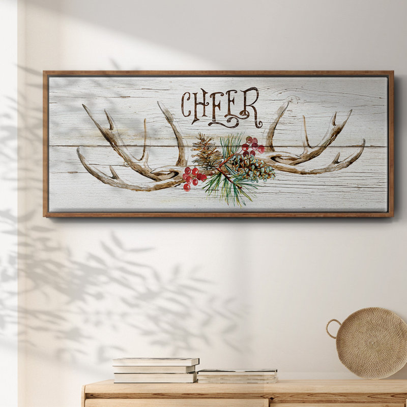 Rustic Cheer - toile encadrée, H 24 po x l 60 po