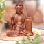 Figurine en bois bouddha leçon Lovetto