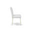 L'ensemble de table de cuisine 3 pièces comprend une table de salle à manger rectangulaire avec Dropleaf et 2 chaises Parsons en similicuir blanc, lin blanc-1365608949-1439909366-1440201862