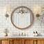 Miroir mural rond